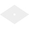Ekena Millwork Diamond Architectural Grade PVC Ceiling Medallion, 40"W x 26 5/8"H x 3"ID x 14"C x 1"P, One-Piece CMP40X26DD-03000 - alternate 2